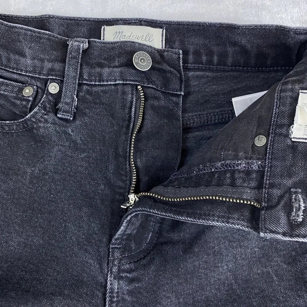 Madewell Perfect Vintage Flare Jeans Women Sz 24 Dark Wash Retro Y2K‎ - Picture 3 of 14